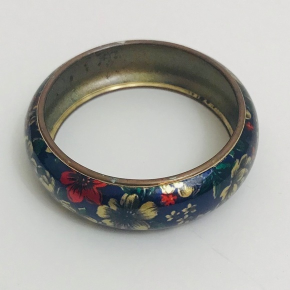 Forever 21 Blue Floral Bangle 🔴CLEARANCE🔴 - Picture 1 of 1